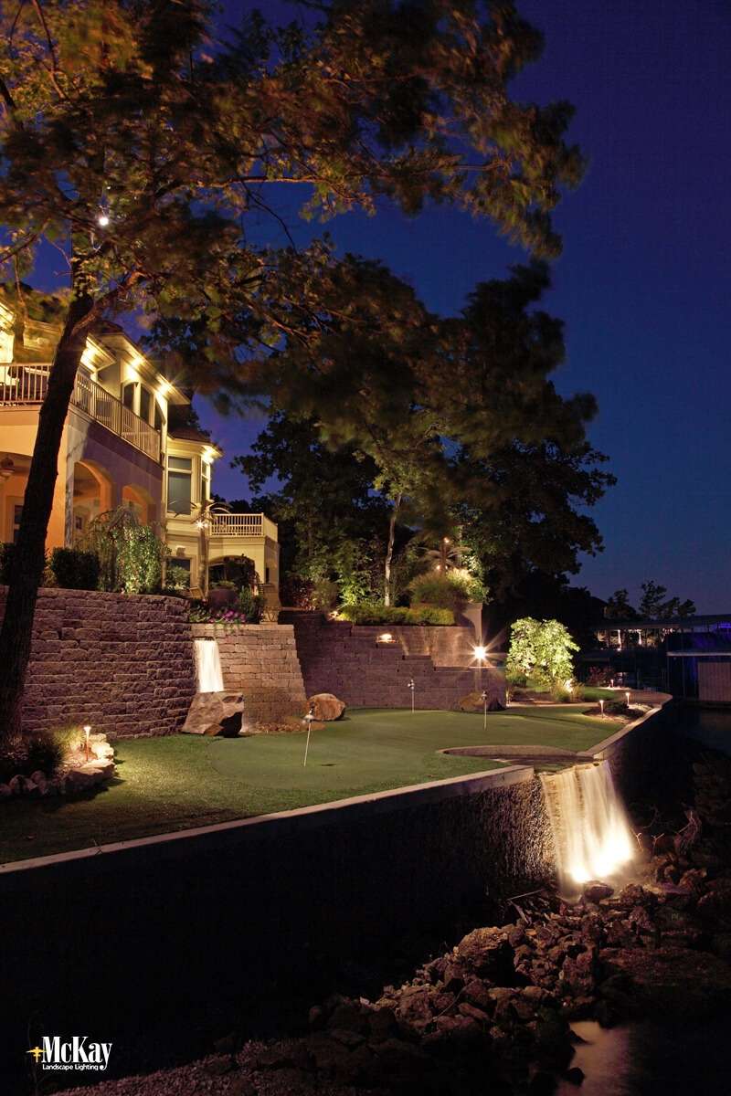 If you're looking to increase the security of your lake home or enhance its unique features and outdoor areas, you'll want to browse this lake home in the Ozarks for inspiration. Click to see more lake home lighting ideas... | McKay Landscape Lighting, Omaha Nebraska If you're looking to increase the security of your lake home or enhance its unique features and outdoor areas, you'll want to browse this lake home in the Ozarks for inspiration. Click to see more lake home lighting ideas... | McKay Landscape Lighting, Omaha Nebraska