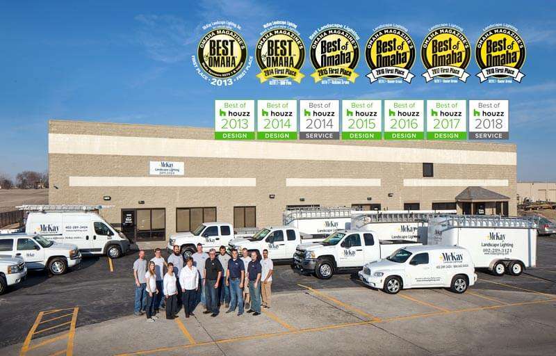 We're thrilled to share that McKay Landscape Lighting was voted Omaha's best outdoor lighting company and best of houzz | click to read more. 